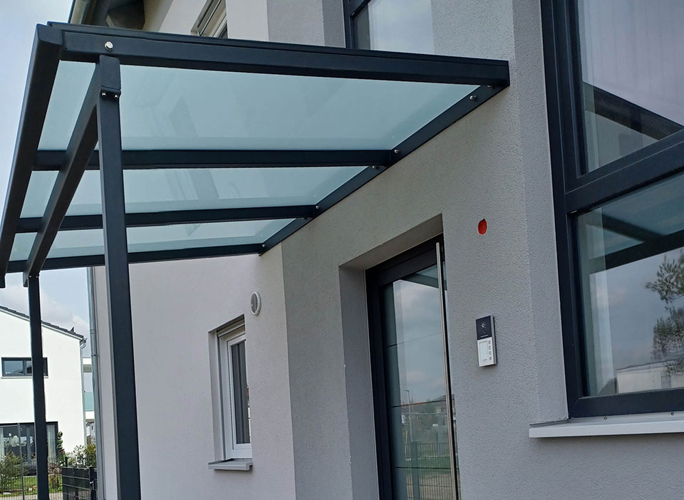 Eingang Überdachung