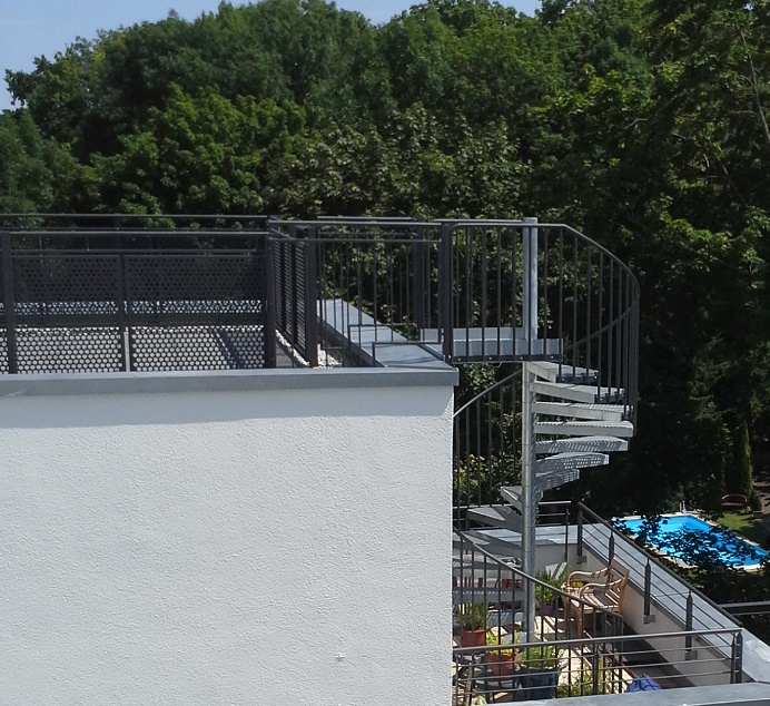 Spindeltreppe, Gribbe Stahlbau Nordendorf Augsburg