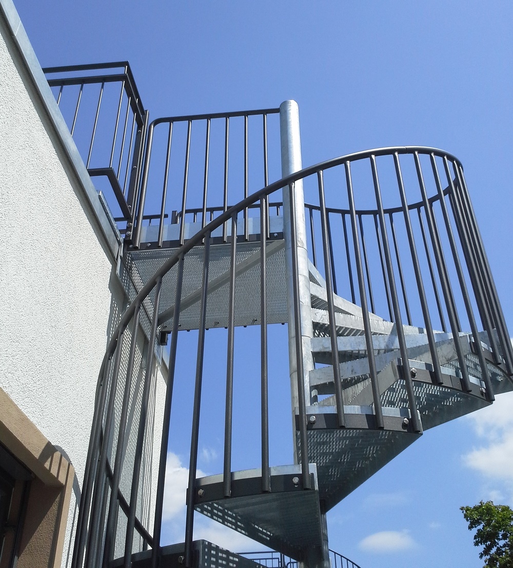 Spindeltreppe, Gribbe Stahlbau Nordendorf Augsburg